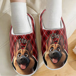 Custom Cartoon Dogs Dog Mom Dog Dad - Personalized Slippers