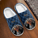 Custom Cartoon Dogs Dog Mom Dog Dad - Personalized Slippers