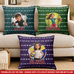 Custom Cartoon Version Gift For Baseball, Softball, Soccer, Football, Basketball, Hockey Lover - Personalized Pillow