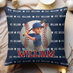 Custom Cartoon Version Gift For Baseball, Softball, Soccer, Football, Basketball, Hockey Lover - Personalized Pillow