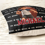 Custom Cartoon Version Gift For Baseball, Softball, Soccer, Football, Basketball, Hockey Lover - Personalized Pillow
