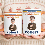 Custom Character For Coworker, Teacher With Name Retro Style - Personalized Mug