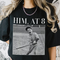 Custom Childhood Photo Of Him, Her - Personalized Photo Comfort Tee