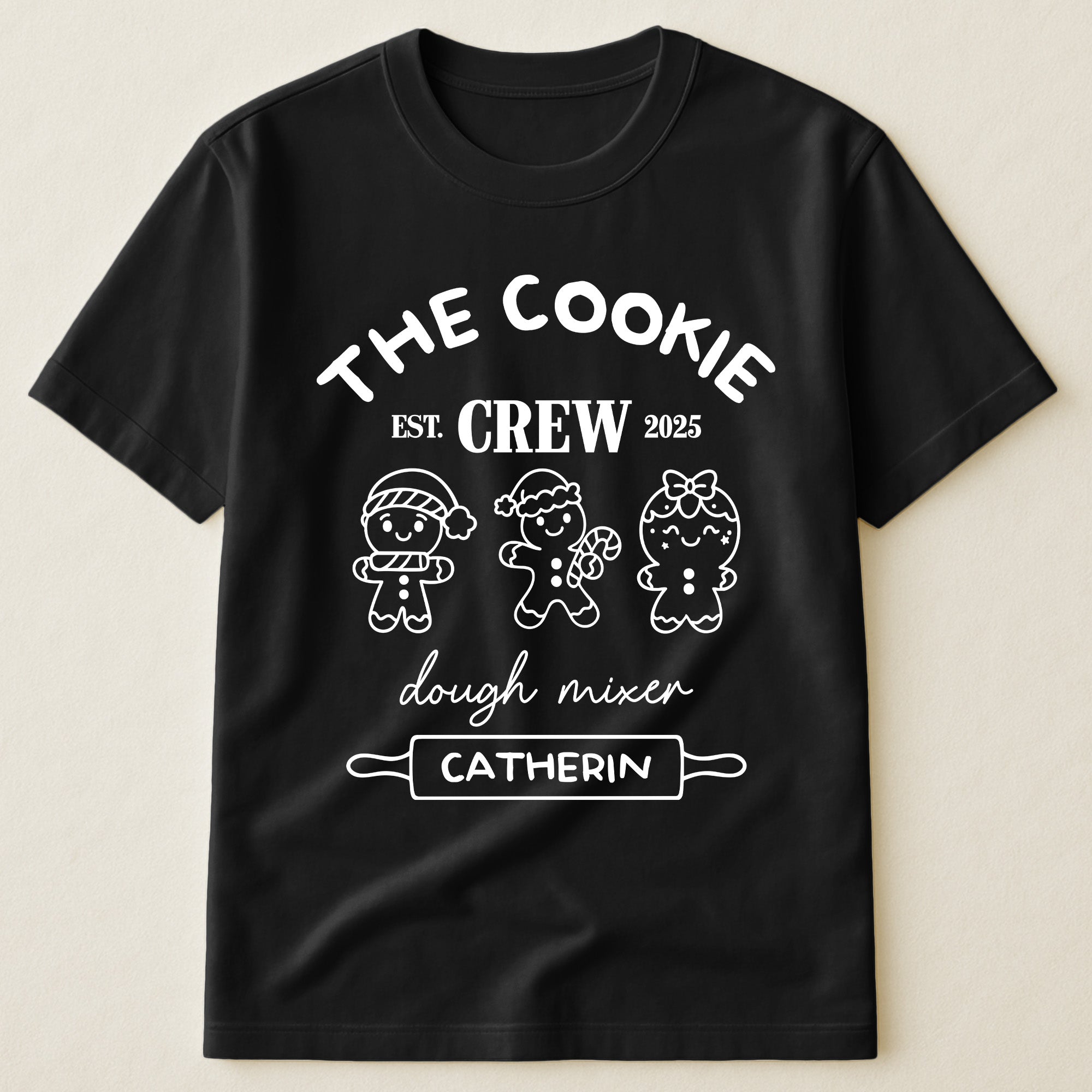 Custom Cookie Crew Matching Family Christmas Shirts - Personalized Shirt