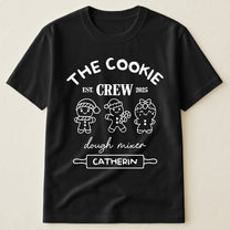 Custom Cookie Crew Matching Family Christmas Shirts - Personalized Shirt