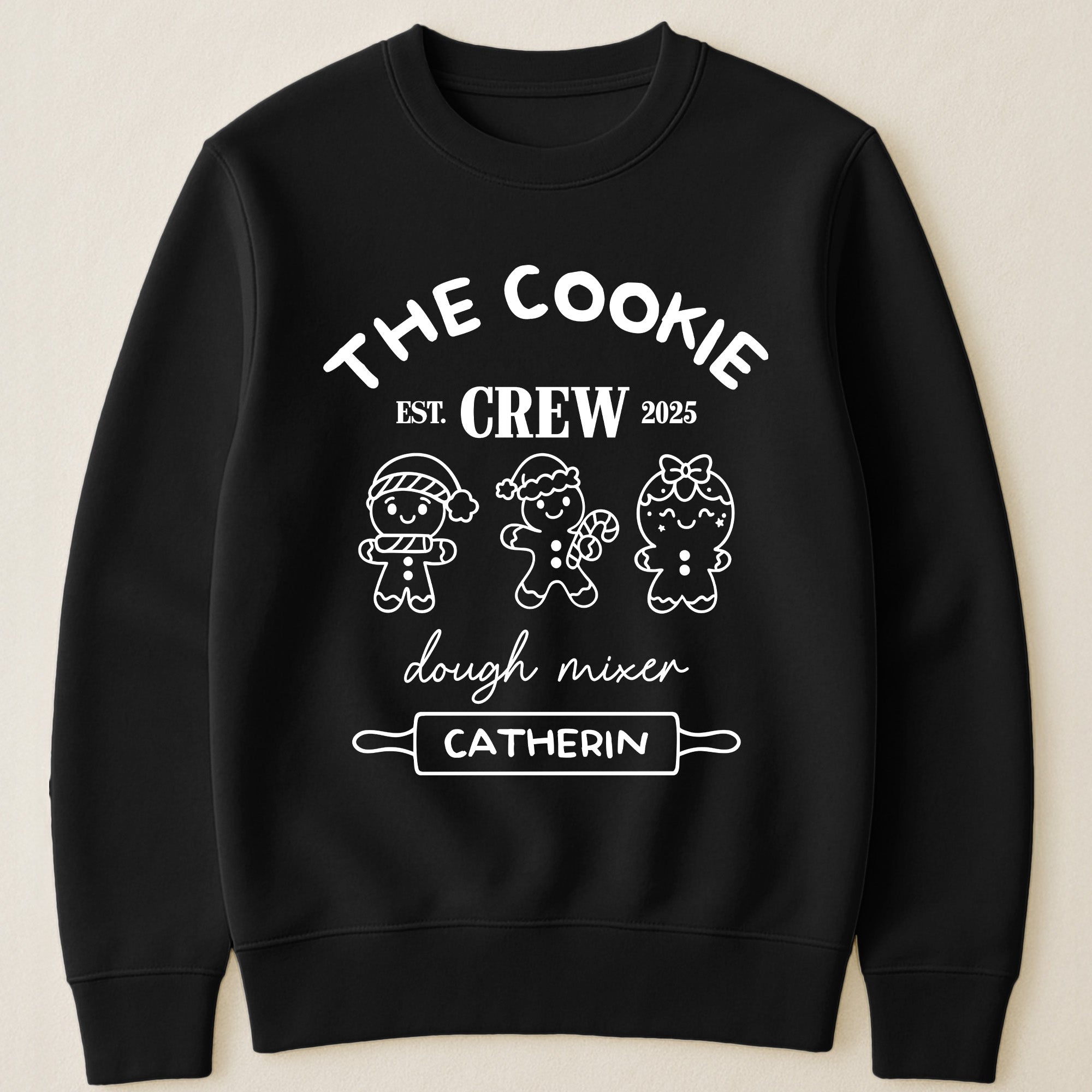Custom Cookie Crew Matching Family Christmas Shirts - Personalized Shirt