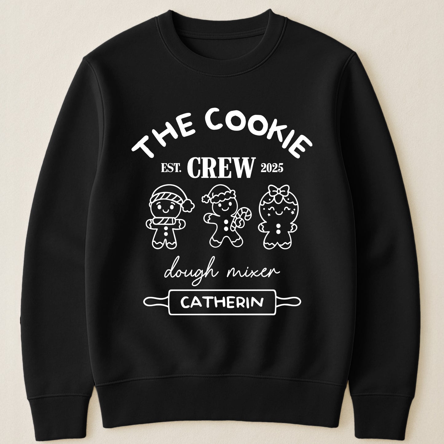 Custom Cookie Crew Matching Family Christmas Shirts - Personalized Shirt