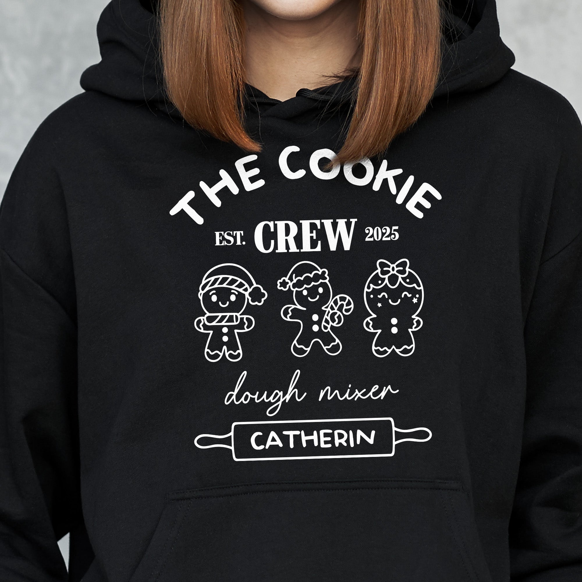 Custom Cookie Crew Matching Family Christmas Shirts - Personalized Shirt