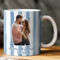 Custom Couple Photo Anniversary Gift Valentine's Day Gift - Personalized Photo Mug