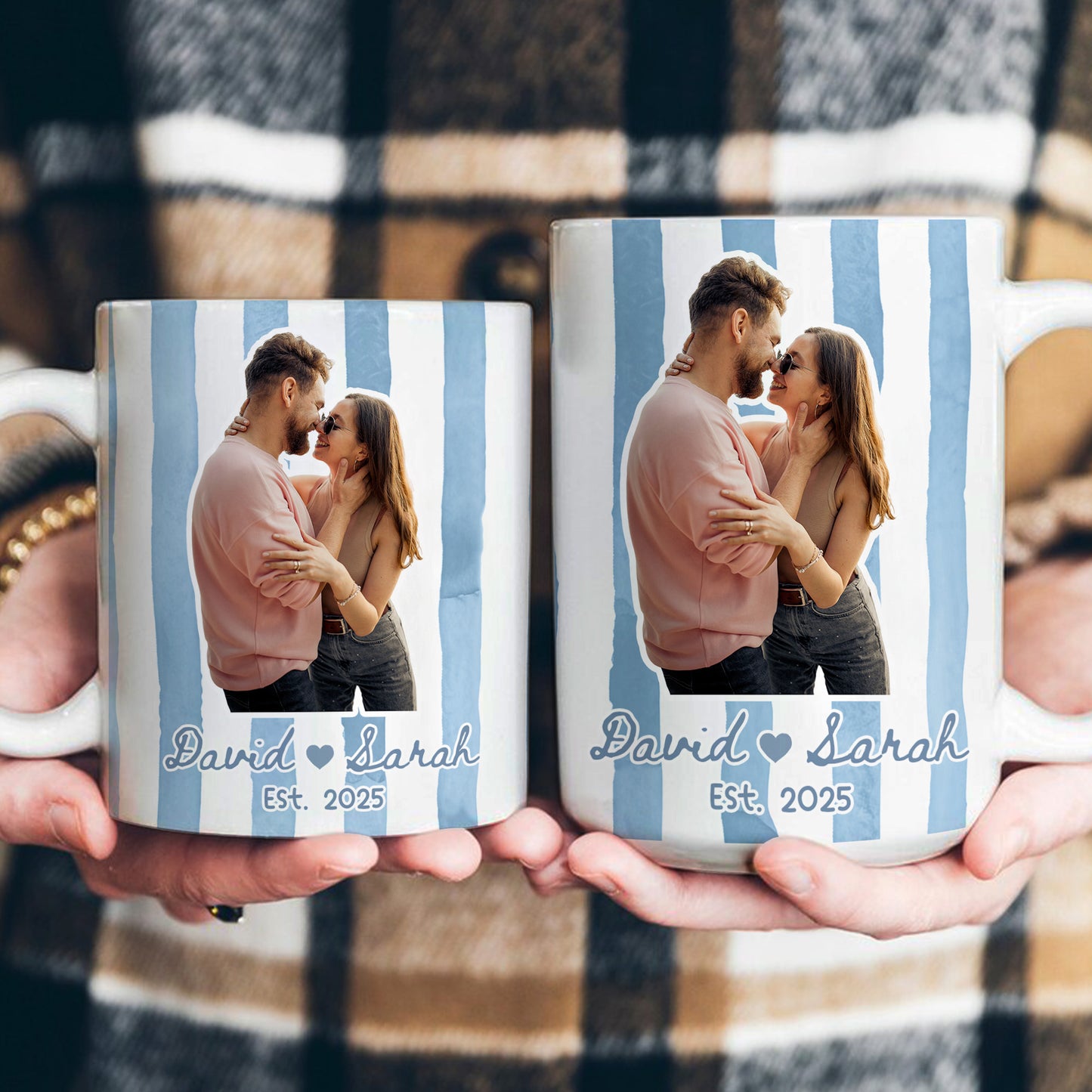 Custom Couple Photo Anniversary Gift Valentine's Day Gift - Personalized Photo Mug