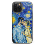 Custom Couple Photo Van Gogh Art Matching Phone Case Anniversary Gifts - Personalized Phone Case