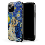 Custom Couple Photo Van Gogh Art Matching Phone Case Anniversary Gifts - Personalized Phone Case