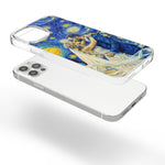 Custom Couple Photo Van Gogh Art Matching Phone Case Anniversary Gifts - Personalized Phone Case