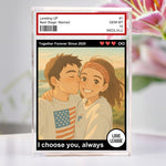 Custom Couples Photo Anime Themed - Personalized Acrylic Photo Plaque