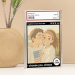 Custom Couples Photo Anime Themed - Personalized Acrylic Photo Plaque