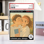 Custom Couples Photo Anime Themed - Personalized Acrylic Photo Plaque