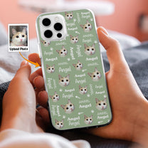 Custom Cute Pet Face - Personalized Photo Clear Phone Case