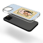 Custom Dog Cat Portrait - Turn Pet Photo Into Art - Retro Frame - Personalized Phone Case