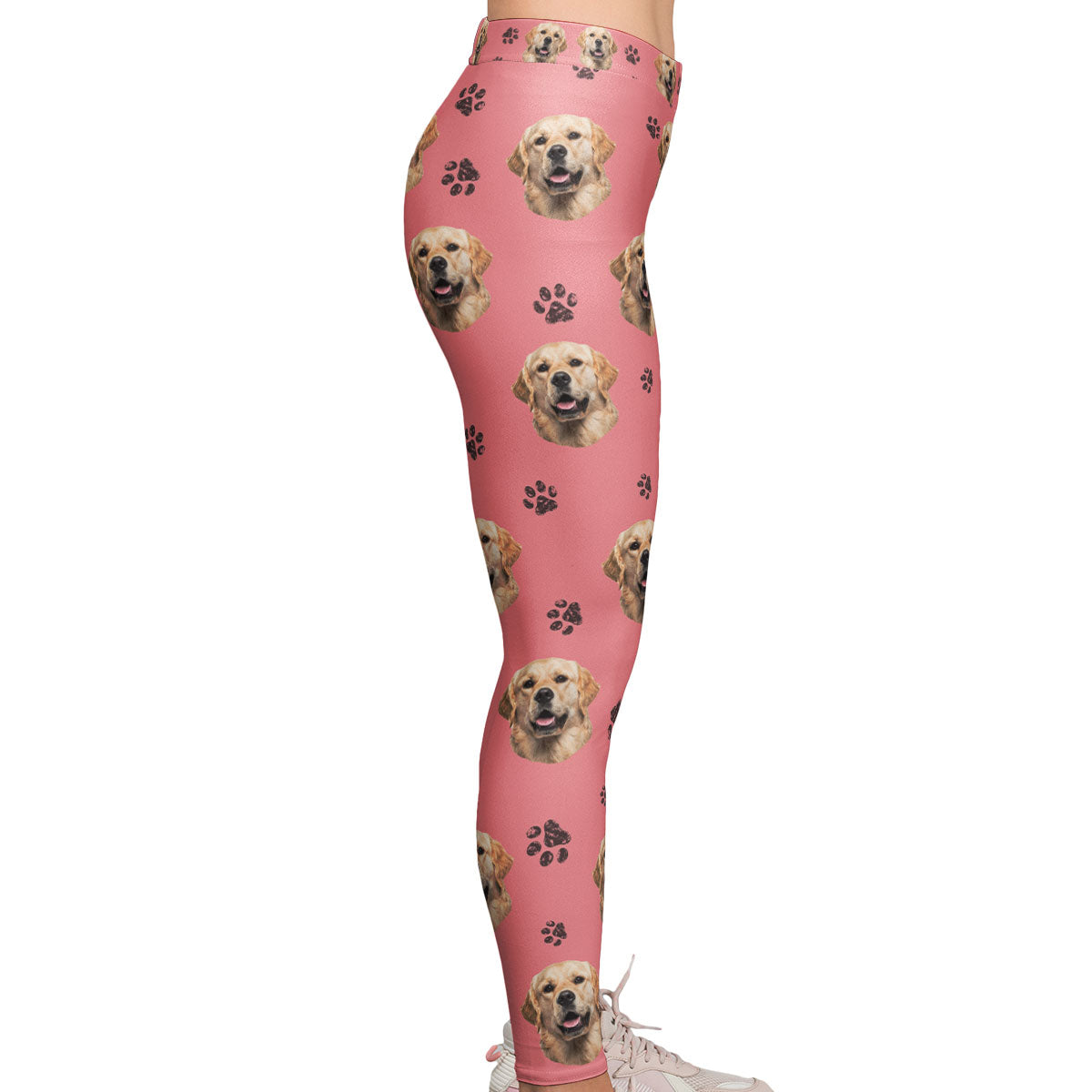 Women's Frenchie Face Sweater Tights