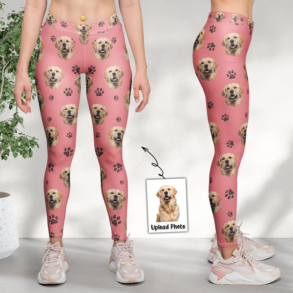 Buy Personalized Pet Photo Leggings, Put Your Face on Custom Leggings, Dog  Leggings, Cat Leggings, Personalized Gift Online in India - Etsy