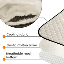 Custom Dog Funny Face - Personalized Photo Dog Cooling Mat