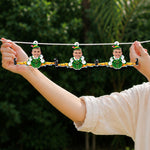 Custom Face Banner For Christmas Party Family, White Elephant Office Xmas Party - Personalized Garland Banner