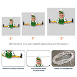 Custom Face Banner For Christmas Party Family, White Elephant Office Xmas Party - Personalized Garland Banner
