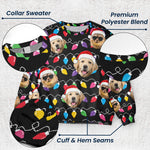 Custom Face Christmas Family Pet Funny Xmas Leds - Personalized Photo Ugly Sweater