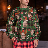 Custom Face Christmas Silly Family, Friends, Co-Workers - Personalized Ugly Sweater