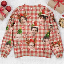 Custom Face Christmas Silly Family, Friends, Co-Workers - Personalized Ugly Sweater