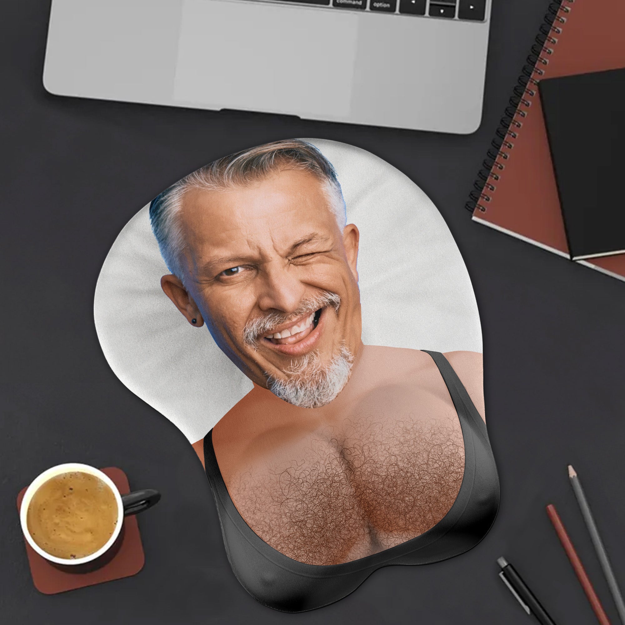 Custom Face - Fun Gifts For Couples, Wife, Girlfriend - Personalized Photo 3D Mouse Pad