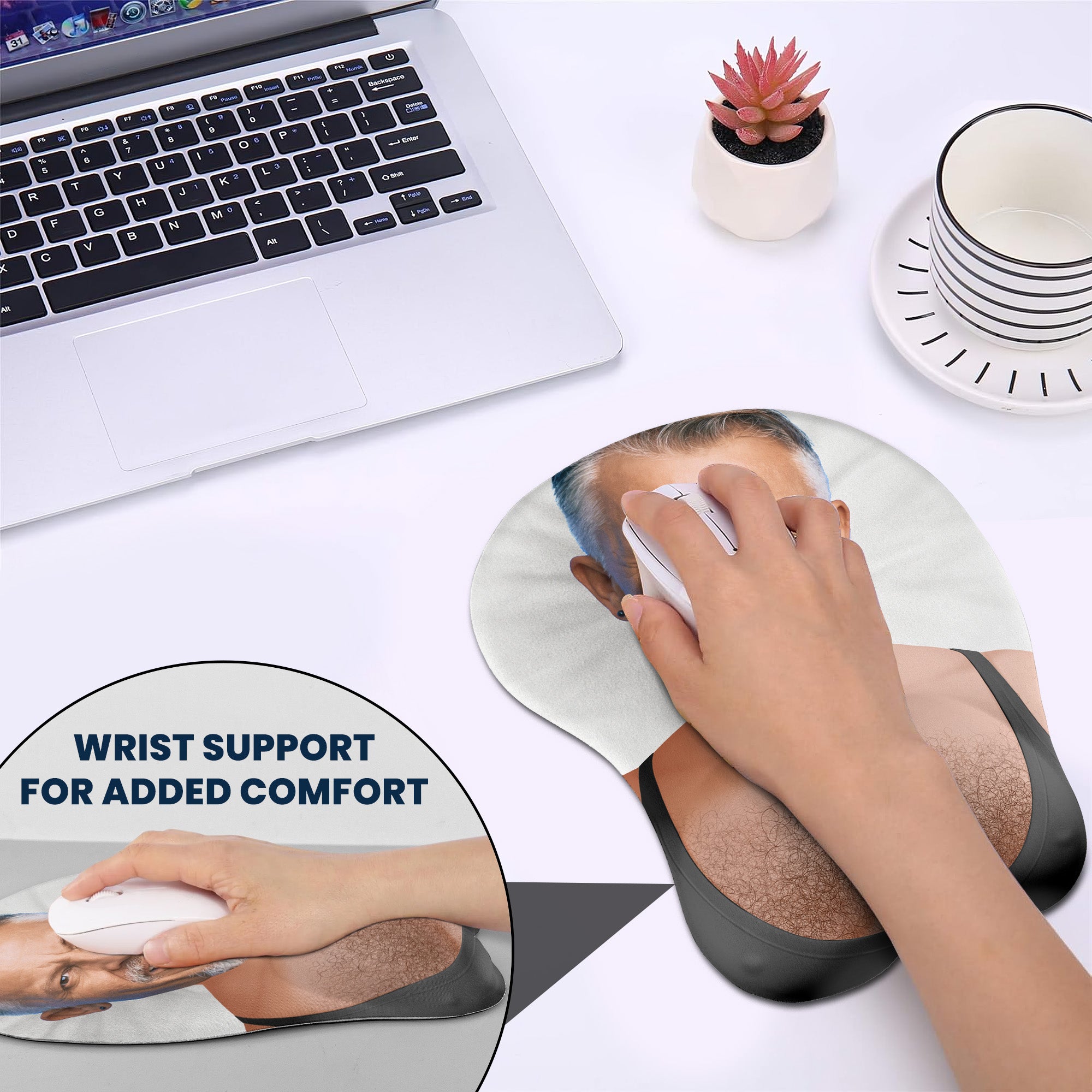 Custom Face - Fun Gifts For Couples, Wife, Girlfriend - Personalized Photo 3D Mouse Pad