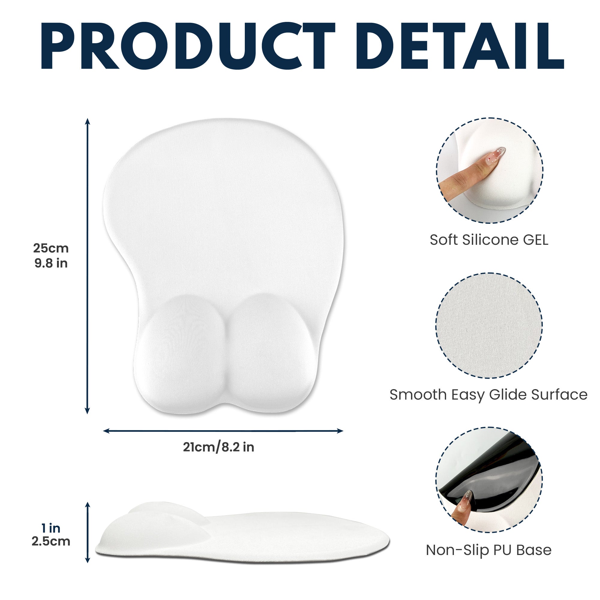 Custom Face - Fun Gifts For Couples, Wife, Girlfriend - Personalized Photo 3D Mouse Pad