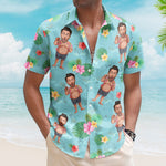 Custom Face Funny - Personalized Photo Hawaiian Shirt