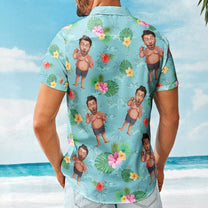 Custom Face Funny - Personalized Photo Hawaiian Shirt