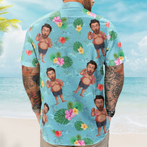 Custom Face Funny - Personalized Photo Hawaiian Shirt