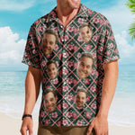 Custom Face Funny Photo For Family, Friends, Pet Lovers - Custom Photo Hawaiian Shirt