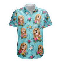 Custom Face Funny Photo Tropical Aloha For Dogs, Cats Lovers - Custom Photo Hawaiian Shirts