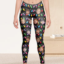 Custom Face Funny Ugly Leggings - Personalized Photo Leggings