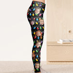 Custom Face Funny Ugly Leggings - Personalized Photo Leggings