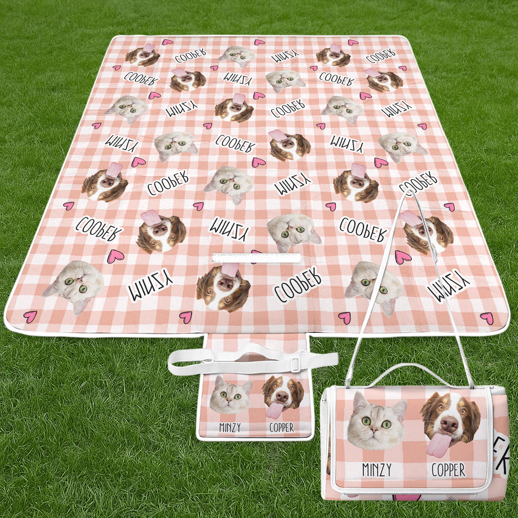 Custom Face Pet - Personalized Photo Picnic Blanket