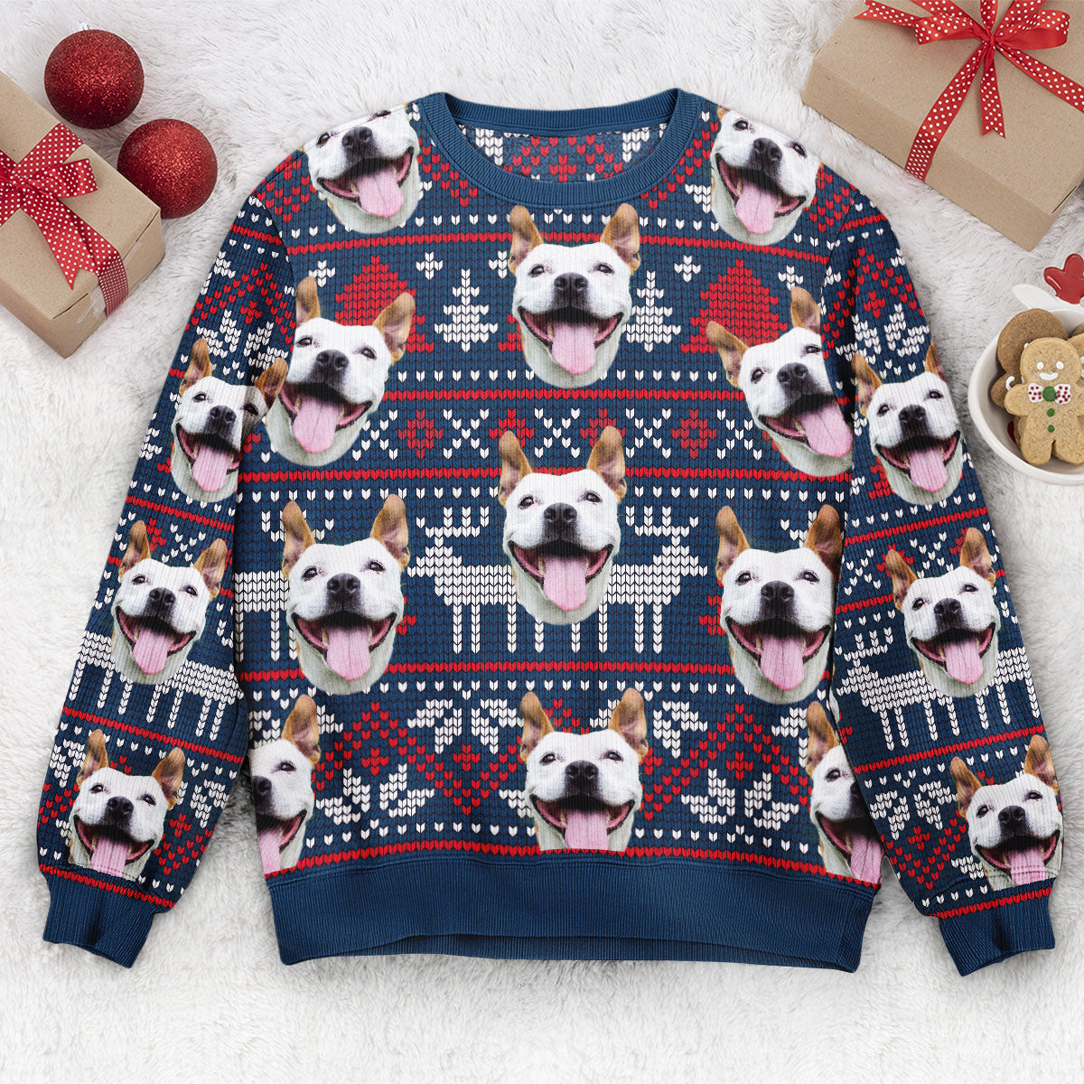 Custom Face Pet - Personalized Photo Ugly Christmas Sweater