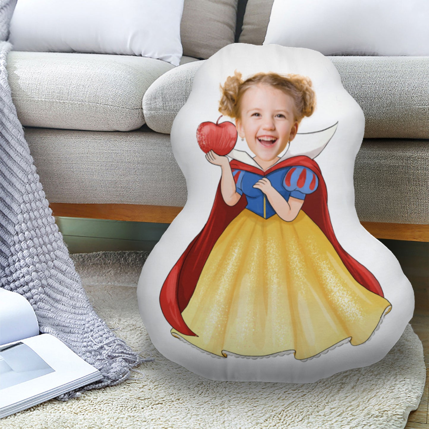 Custom Face Princess Baby - Personalized Photo Custom Shaped Pillow