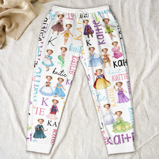 Custom Face Princess Baby - Personalized Photo Sweatpants