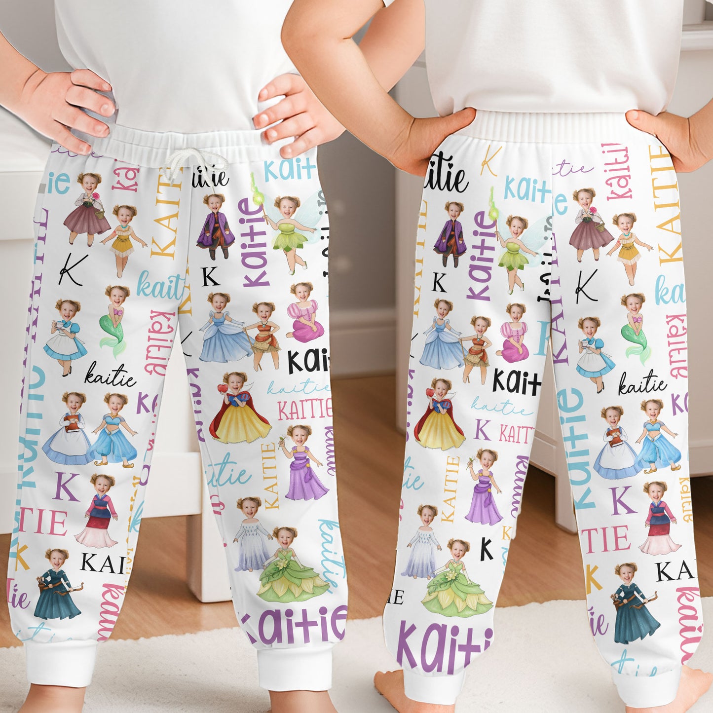 Custom Face Princess Baby - Personalized Photo Sweatpants