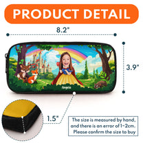 Custom Face With Adorable Princess - Personalized Photo Pencil Case