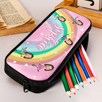 Custom Face With Kids' Pencil Case - Personalized Photo Pencil Case