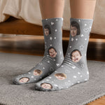 Custom Faces I'm Just Resting My Eyes Fathers Day Gifts - Personalized Photo Crew Socks