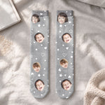 Custom Faces I'm Just Resting My Eyes Fathers Day Gifts - Personalized Photo Crew Socks