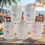 Custom Family Beach Vacation Cups - Family Trip, Friends Trip, Summer Trip - Personalized Cups